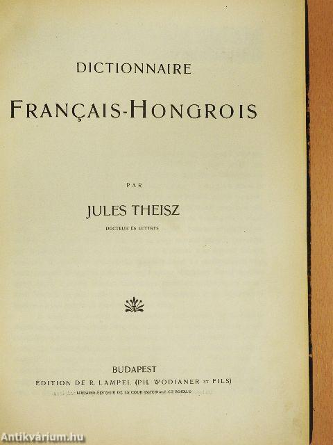 Dictionnaire Francais-Hongrois