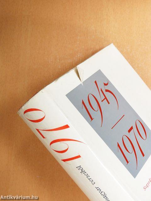 Negyedszázad magyar verseiből 