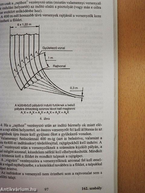 Az atlétika versenyszabályai