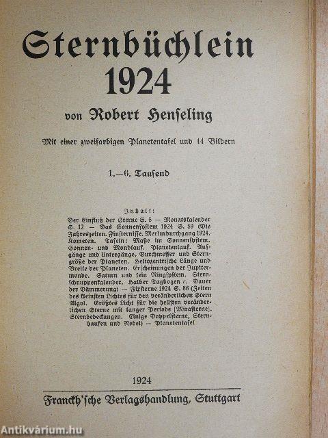 Sternbüchlein 1924. (gótbetűs)