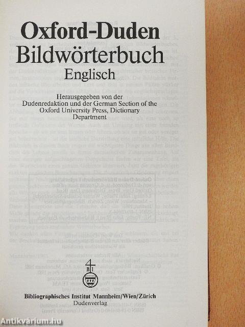 Oxford-Duden Bildwörterbuch Englisch