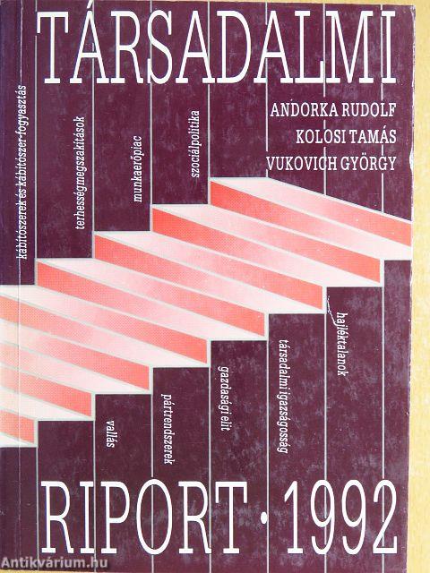 Társadalmi riport 1992