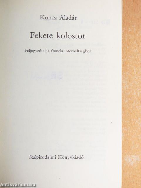 Fekete kolostor