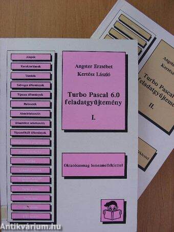 Turbo Pascal 6.0 feladatgyűjtemény I-II.