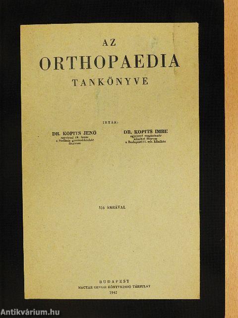 Az orthopaedia tankönyve