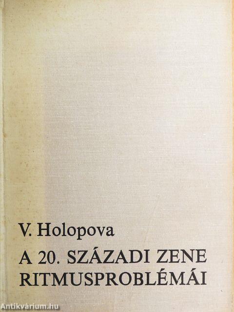 A 20. századi zene ritmusproblémái