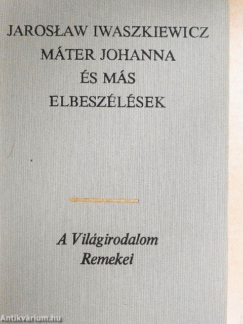 Máter Johanna és más elbeszélések