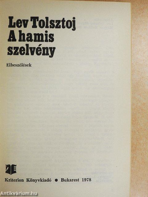 A hamis szelvény