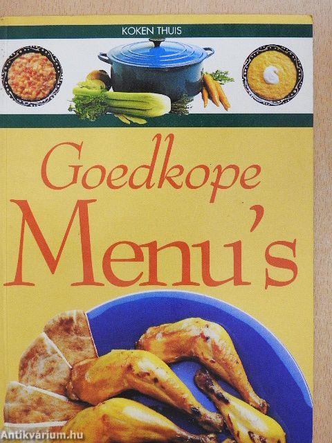 Goedkope menu's