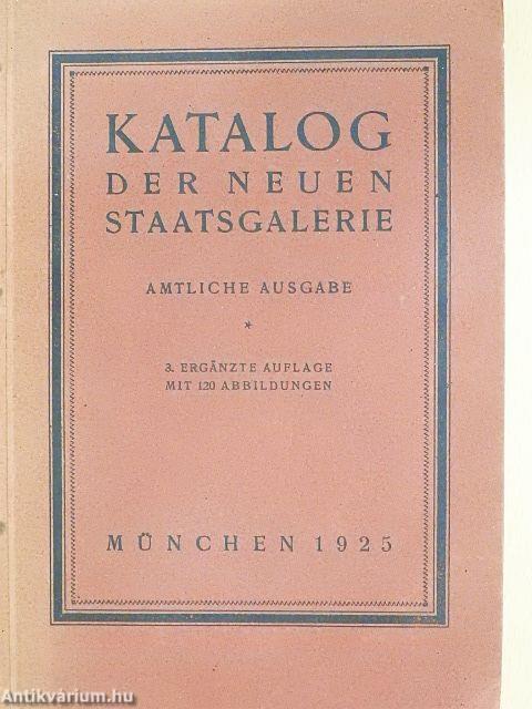 Katalog der Neuen Staatsgalerie