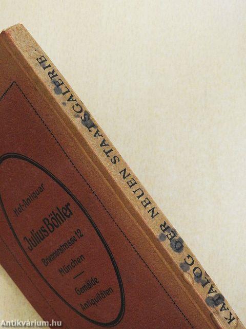 Katalog der Neuen Staatsgalerie