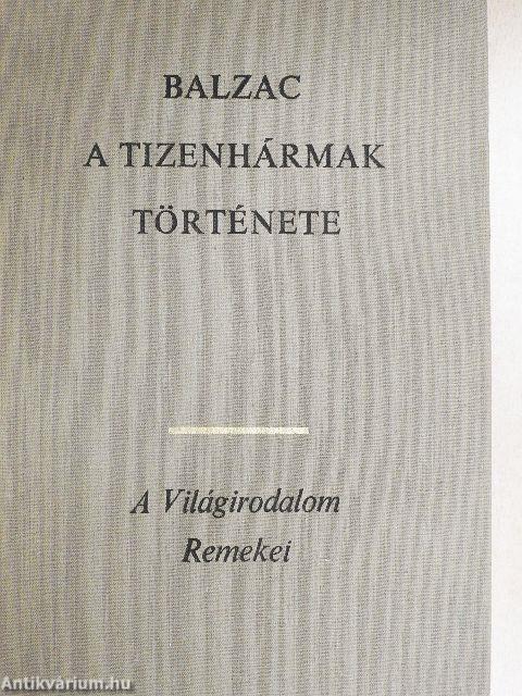 A tizenhármak története