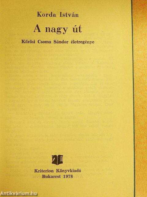 A nagy út