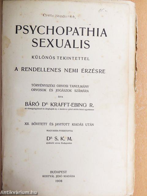 Psychopathia sexualis (rossz állapotú)