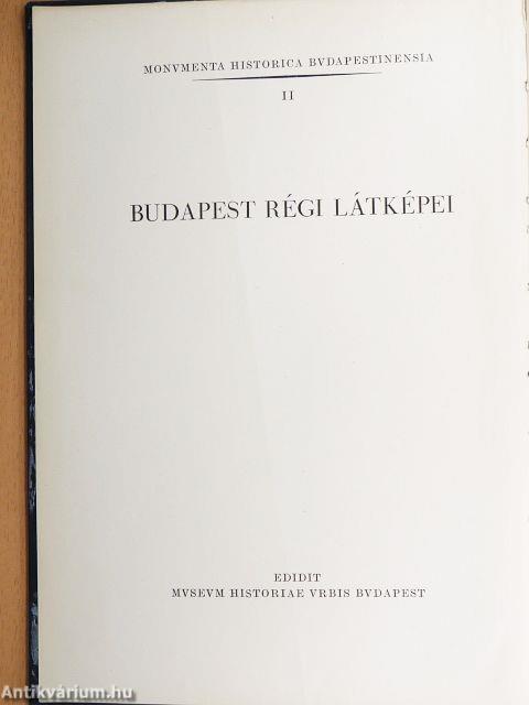 Budapest régi látképei (rossz állapotú)