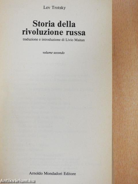 Storia della rivoluzione Russa I-II.