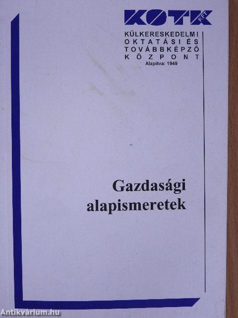 Gazdasági alapismeretek