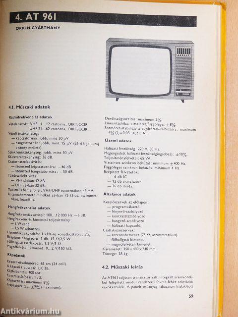 Modul tv-készülékek szervizkönyve I.