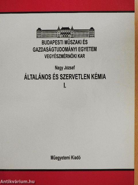 Általános és szervetlen kémia I.
