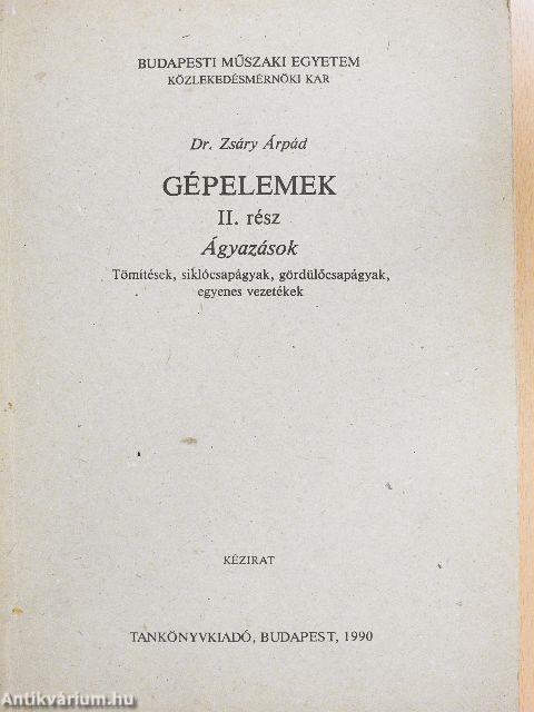 Gépelemek II.