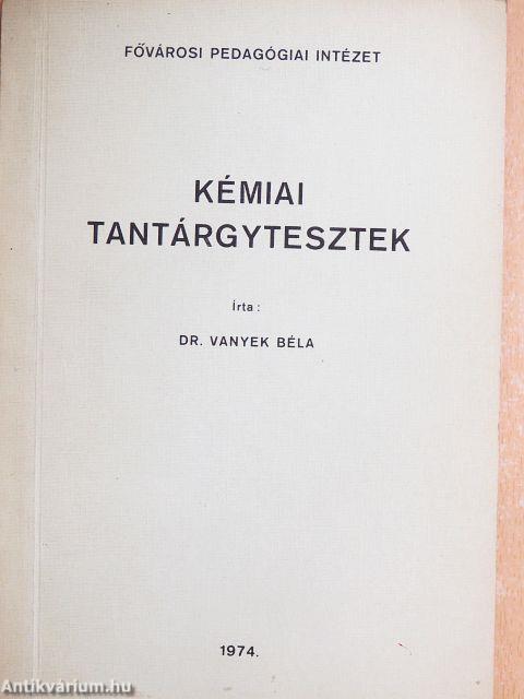 Kémiai tantárgytesztek