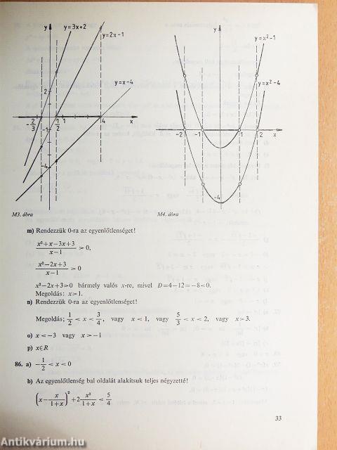 Ötösöm lesz matematikából - Megoldások