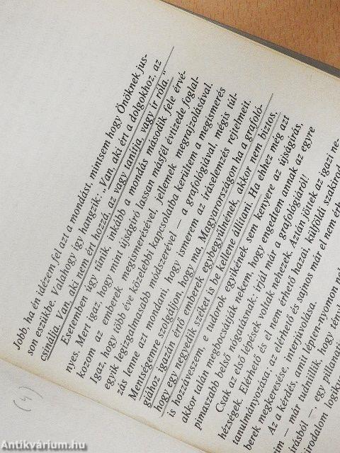 Grafológiáról mindenkinek