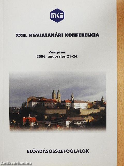 XXII. Kémiatanári konferencia