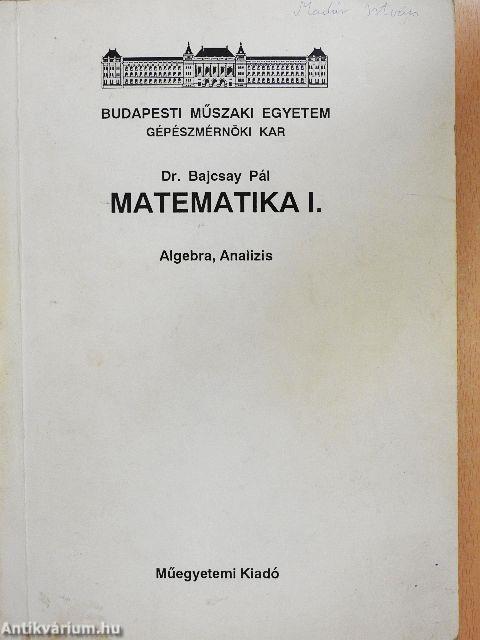 Matematika I.