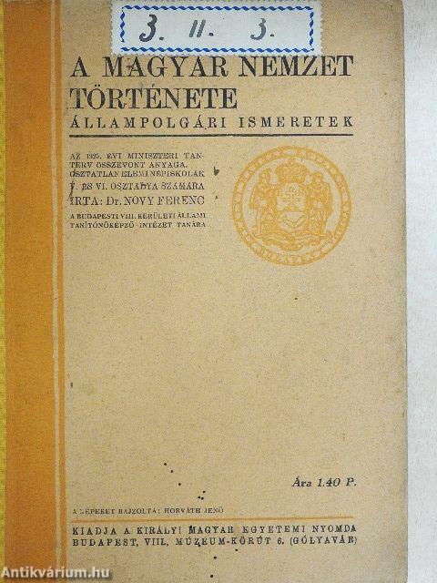 A magyar nemzet története