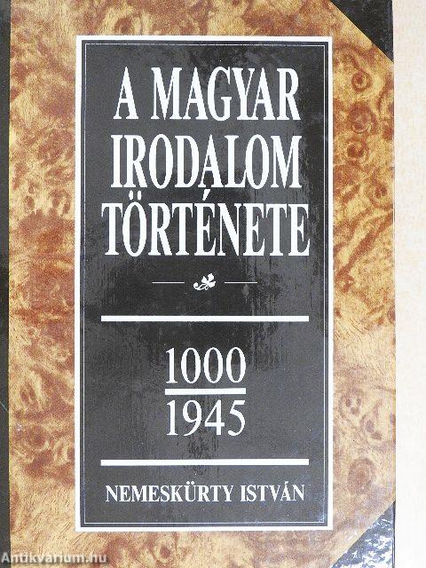 A magyar irodalom története 1. (töredék)
