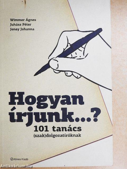 Hogyan írjunk...?