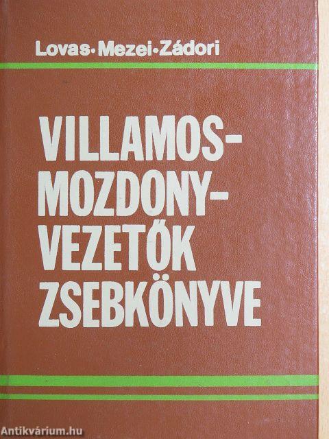 Villamosmozdony-vezetők zsebkönyve