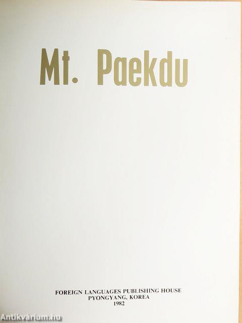 Mt. Paekdu