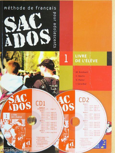 Sac á Dos 1. - Livre de l'Éléve - 2 db CD-vel