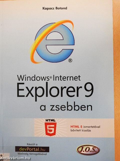 Windows Internet Explorer 9 a zsebben