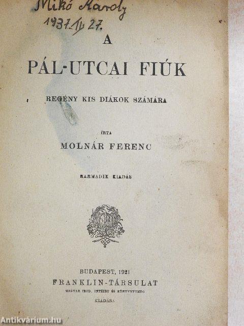 A Pál-utcai fiúk