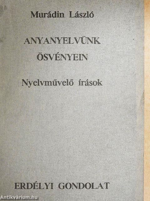 Anyanyelvünk ösvényein