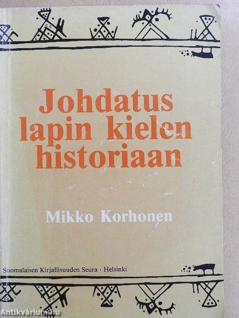 Johdatus lapin kielen historiaan