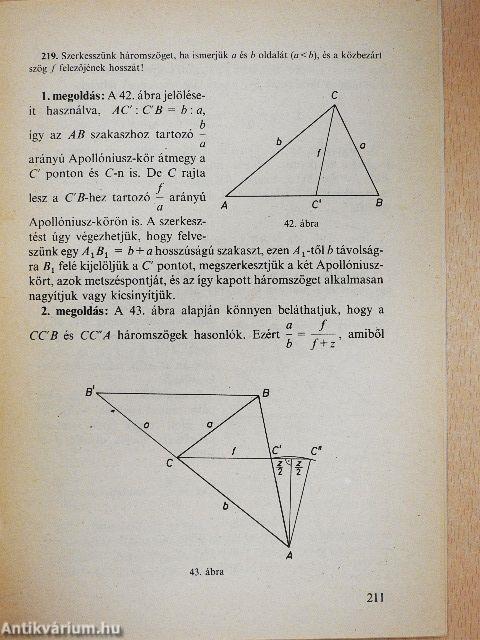 Matematika feladatok-ötletek-megoldások II.