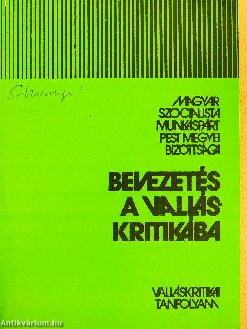 Bevezetés a valláskritikába