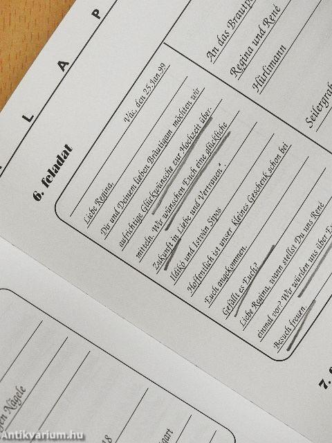 Az alapfokú írásbeli nyelvvizsga - Német alapfok