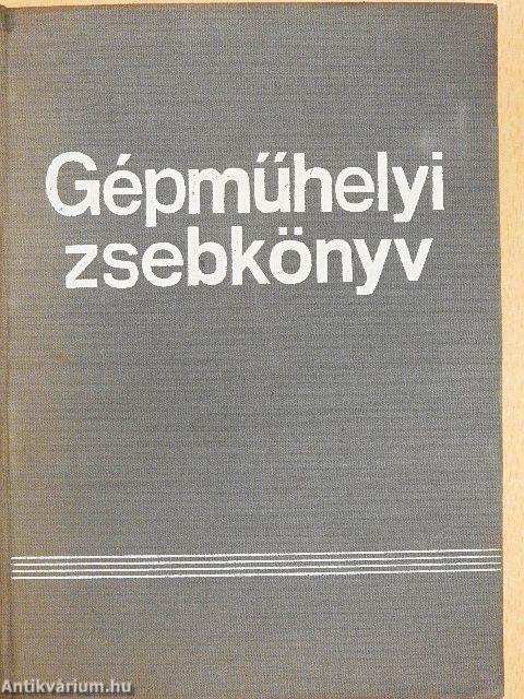 Gépműhelyi zsebkönyv