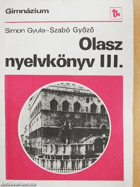 Olasz nyelvkönyv III.