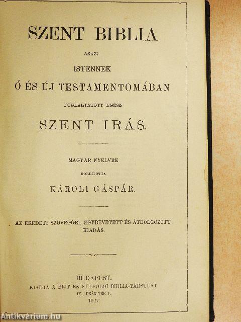 Szent Biblia