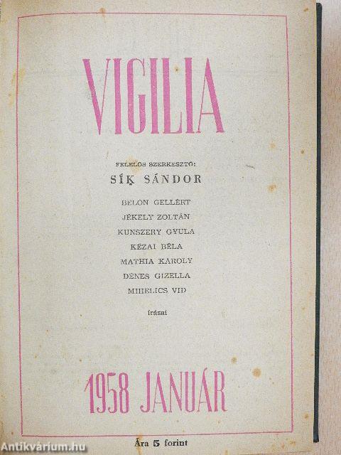 Vigilia 1958. január-december