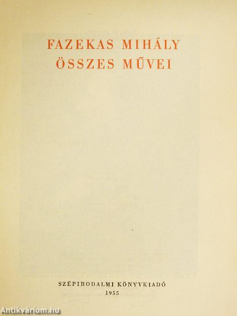 Fazekas Mihály összes művei