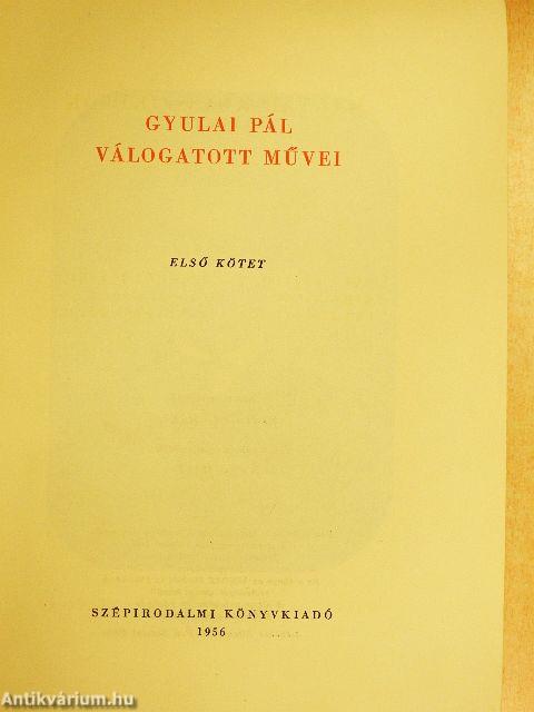 Gyulai Pál válogatott művei I-II.