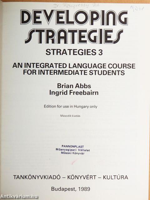 Developing Strategies - Students' Book/Workbook