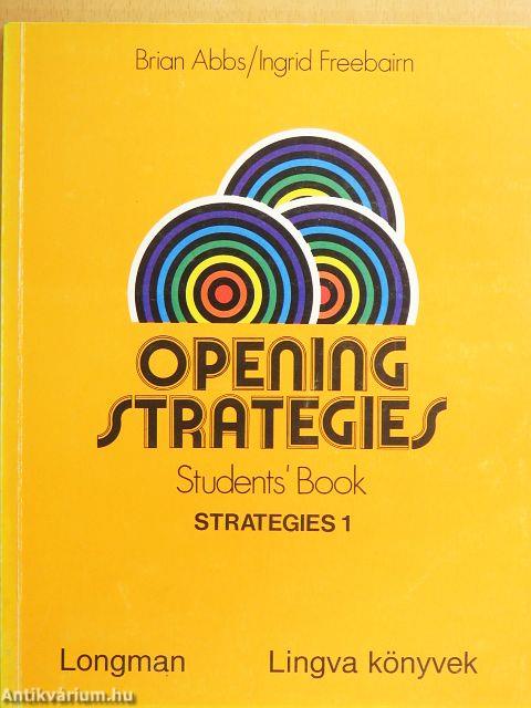 Opening Strategies - Students' Book/Workbook